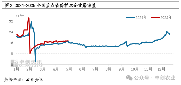 企业屠宰量
