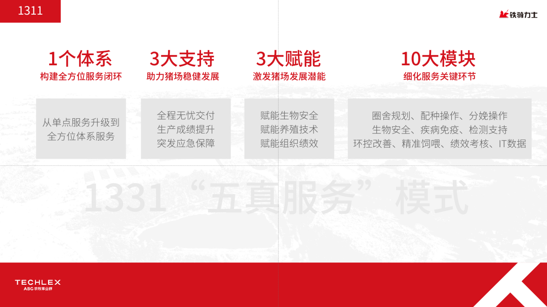 铁骑力士1331“五真服务”模式