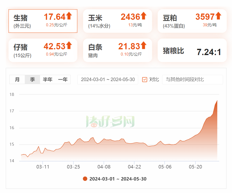 猪价走势图
