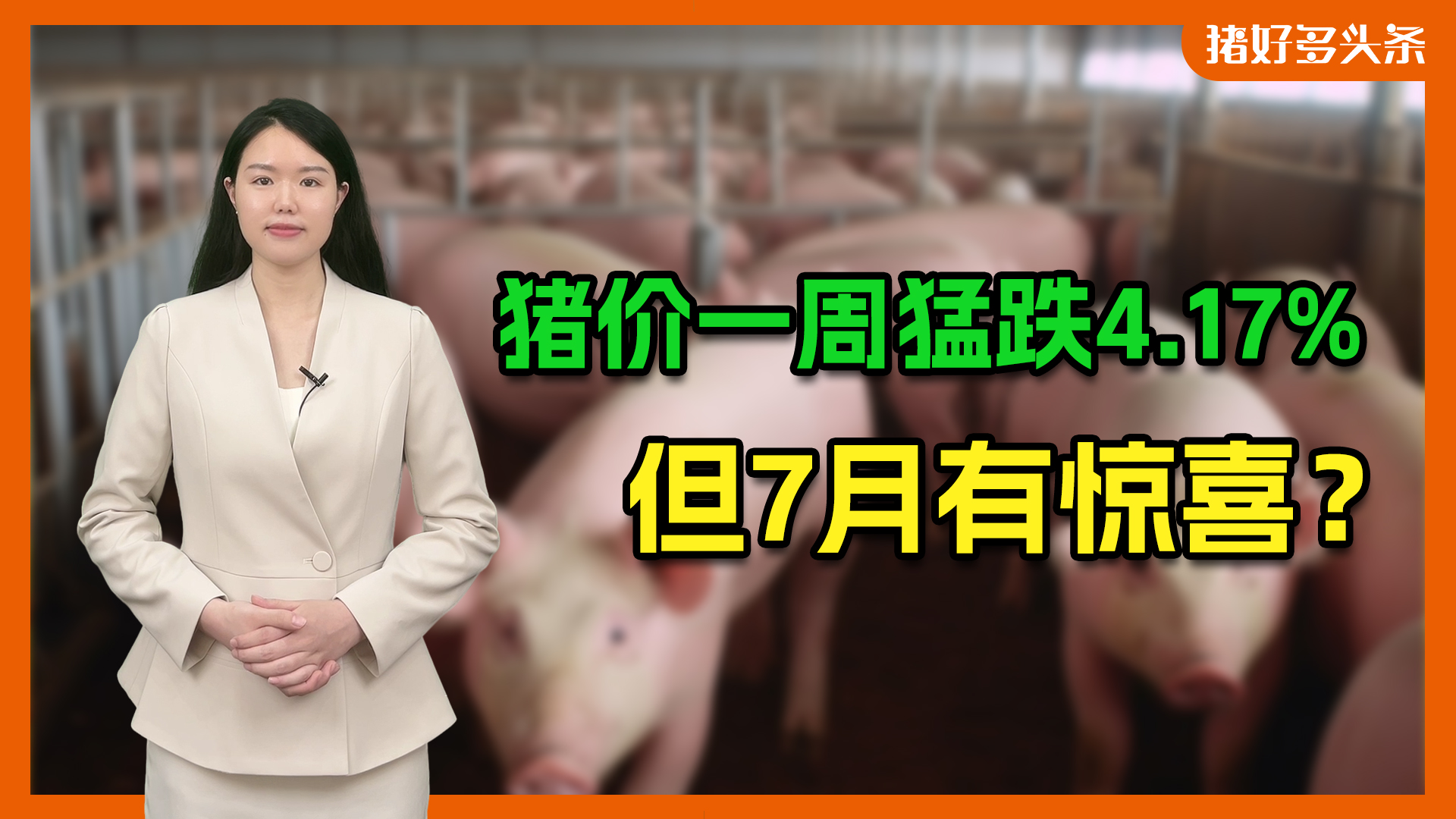 重磅！外购育肥利润一周下降183元/头！7月猪价能否逆袭？