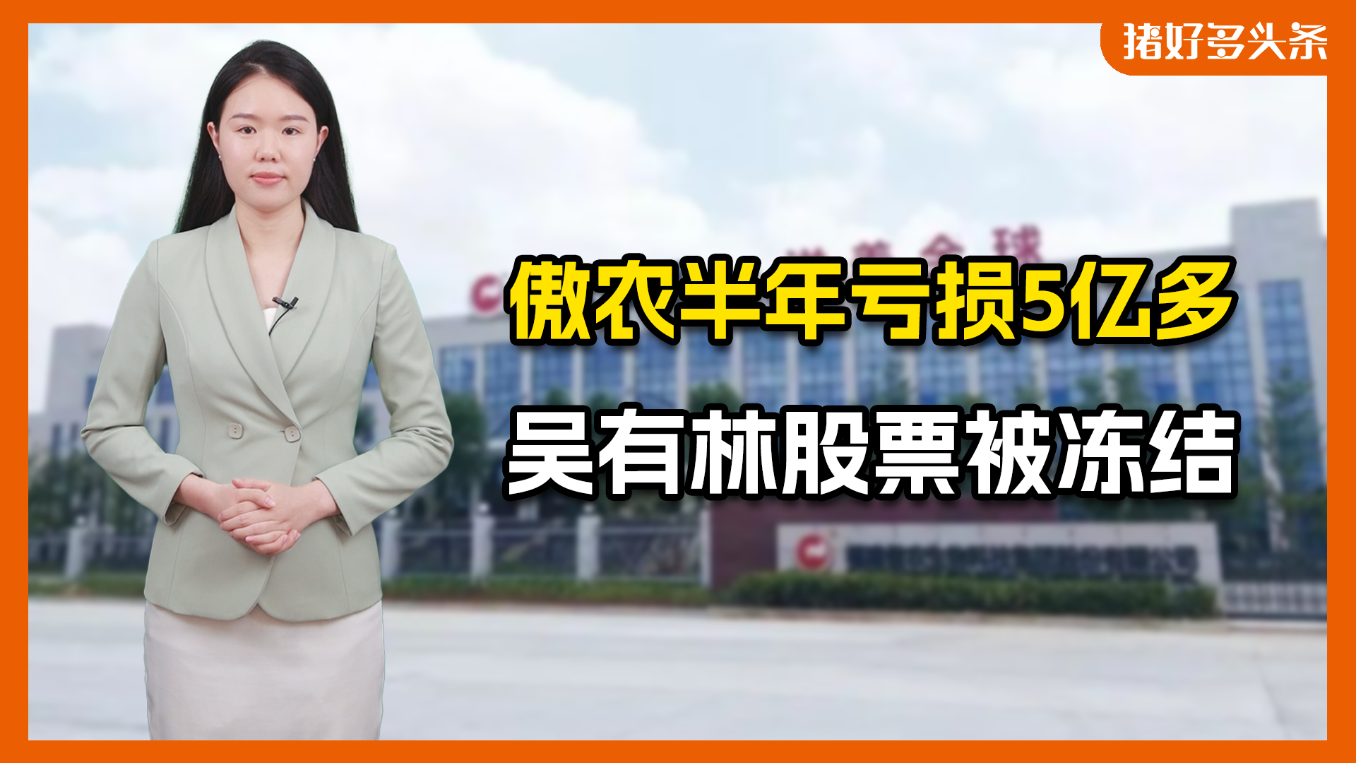 傲农吴有林所持股票100%被冻结，公司回应：对重整依然有信心