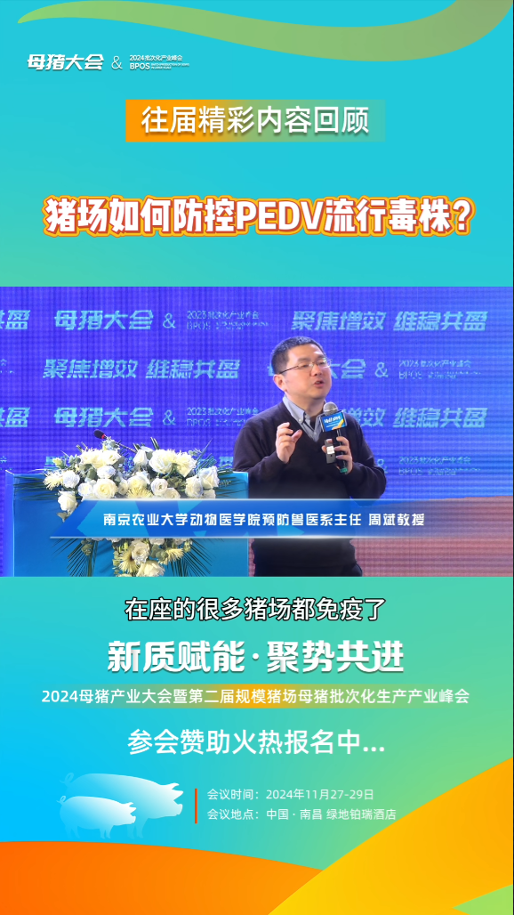 后备母猪对于腹泻的驯化相对重要，尤其要注意返饲问题~