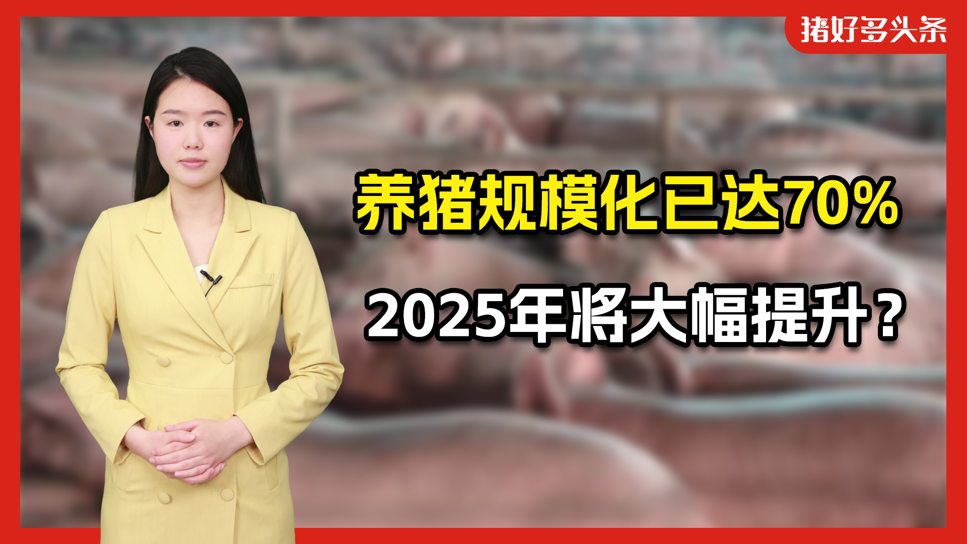 2025年畜禽养殖规模化率将达78%？猪企继续扩张，优胜劣汰加剧！
